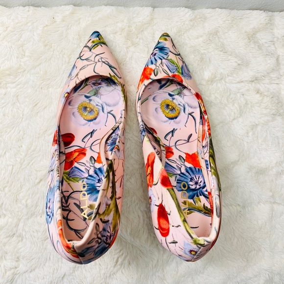 Aldo Floral Fabric Heels - Picture 15 of 16
